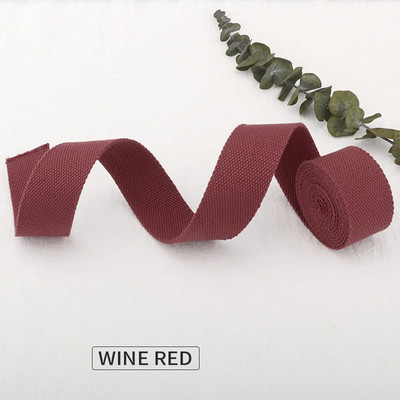 Βαμβακερή καμβά κορδέλα 20/25/38mm/Βαμβακερή κορδέλα Τσάντα σακίδιο πλάτης Αξεσουάρ Εξαρτήματα σακιδίων εξωτερικού χώρου Αρχική DIY Craft