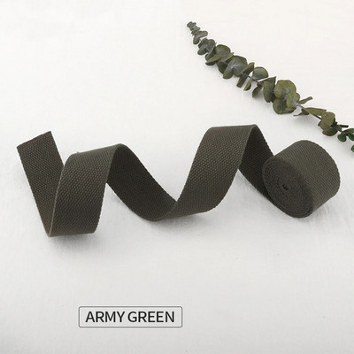 Βαμβακερή καμβά κορδέλα 20/25/38mm/Βαμβακερή κορδέλα Τσάντα σακίδιο πλάτης Αξεσουάρ Εξαρτήματα σακιδίων εξωτερικού χώρου Αρχική DIY Craft