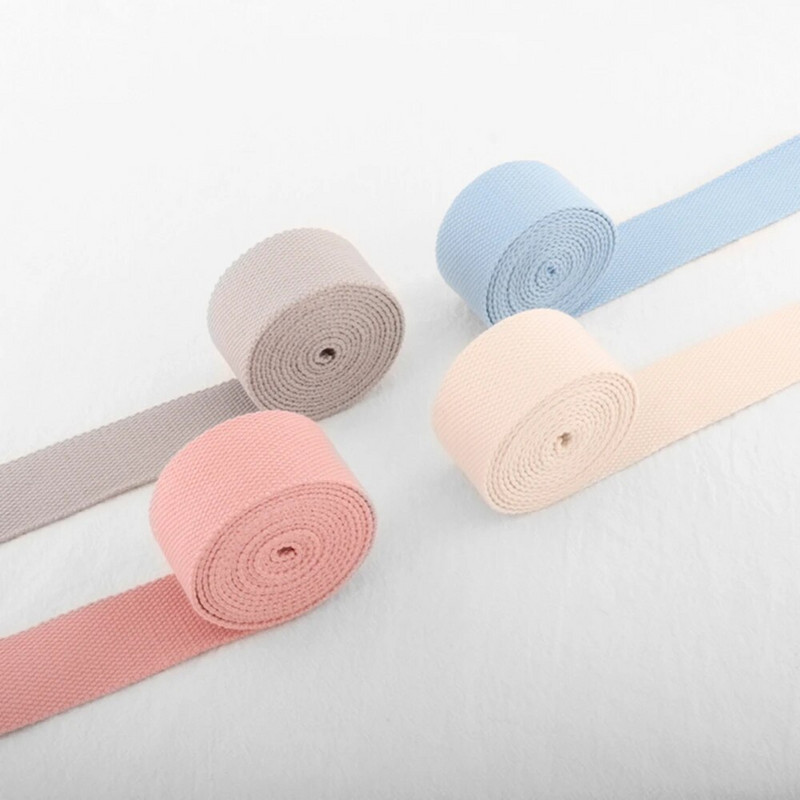 Βαμβακερή καμβά κορδέλα 20/25/38mm/Βαμβακερή κορδέλα Τσάντα σακίδιο πλάτης Αξεσουάρ Εξαρτήματα σακιδίων εξωτερικού χώρου Αρχική DIY Craft