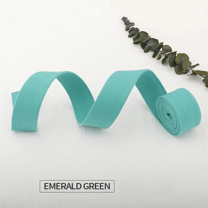 Βαμβακερή καμβά κορδέλα 20/25/38mm/Βαμβακερή κορδέλα Τσάντα σακίδιο πλάτης Αξεσουάρ Εξαρτήματα σακιδίων εξωτερικού χώρου Αρχική DIY Craft