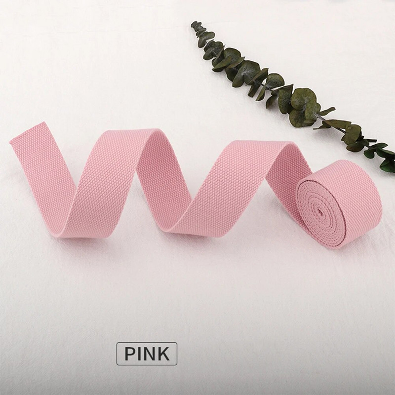 Βαμβακερή καμβά κορδέλα 20/25/38mm/Βαμβακερή κορδέλα Τσάντα σακίδιο πλάτης Αξεσουάρ Εξαρτήματα σακιδίων εξωτερικού χώρου Αρχική DIY Craft