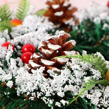 20 см мини коледен венец гирлянди за врати Висящи орнаменти Весела Коледа Парти Декор за дома Нова година Navidad Венец