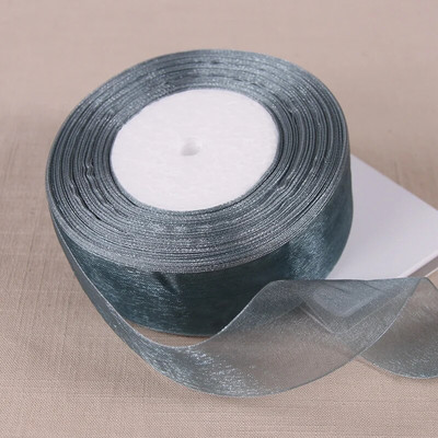 12 χιλιοστά 15 χιλιοστά 20 χιλιοστά 25 χιλιοστά 40 χιλιοστά 50 χιλιοστά Σκούρο πράσινο διάφανες κορδέλες οργάντζα DIY Crafts Ύφασμα Χριστουγεννιάτικη διακόσμηση πάρτι γενεθλίων γάμου