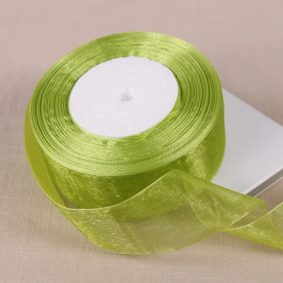 12 χιλιοστά 15 χιλιοστά 20 χιλιοστά 25 χιλιοστά 40 χιλιοστά 50 χιλιοστά Σκούρο πράσινο διάφανες κορδέλες οργάντζα DIY Crafts Ύφασμα Χριστουγεννιάτικη διακόσμηση πάρτι γενεθλίων γάμου