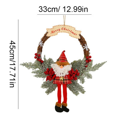 Jõuluvana vaniku kaunistused Jõulupuu marjadega rippuv ripats Häid jõulukaunistusi koju 2024 uusaasta kingitus Navida