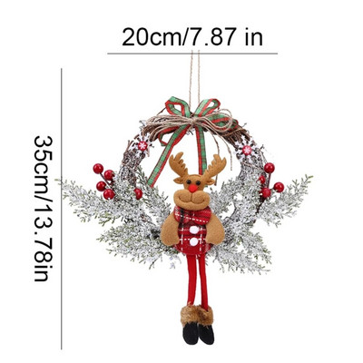 Jõuluvana vaniku kaunistused Jõulupuu marjadega rippuv ripats Häid jõulukaunistusi koju 2024 uusaasta kingitus Navida