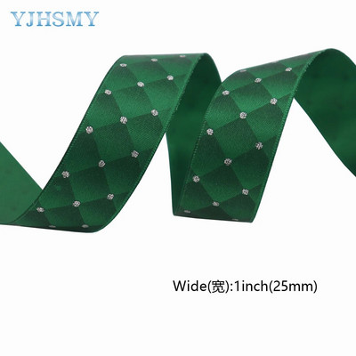 Πουά Glitter Κορδέλα Gingham Κορδέλα διπλής όψης σατέν κορδέλα 1'' x 5 Yd ,Χρήση καρό κορδέλα για συσκευασία δώρου,Διακόσμηση πάρτι