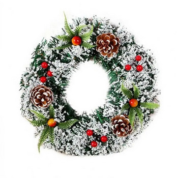Εξαιρετική χριστουγεννιάτικη γιρλάντα φωτεινό χρώμα κρεμαστή στολίδι Βελτιώστε την ατμόσφαιρα στεφάνι πόρτας Διακόσμηση σπιτιού