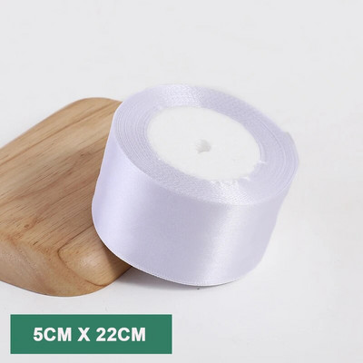 22M/Roll Silk Golden Satin Κορδέλες Διακόσμηση Συσκευασίας Δώρου Κουτί δώρου Κορδέλες DIY Handmade Supplies Κορδέλα