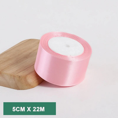 22M/Roll Silk Golden Satin Κορδέλες Διακόσμηση Συσκευασίας Δώρου Κουτί δώρου Κορδέλες DIY Handmade Supplies Κορδέλα