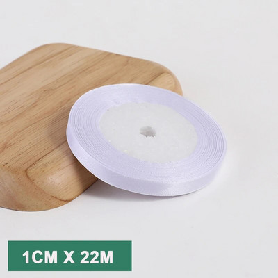22M/Roll Silk Golden Satin Κορδέλες Διακόσμηση Συσκευασίας Δώρου Κουτί δώρου Κορδέλες DIY Handmade Supplies Κορδέλα