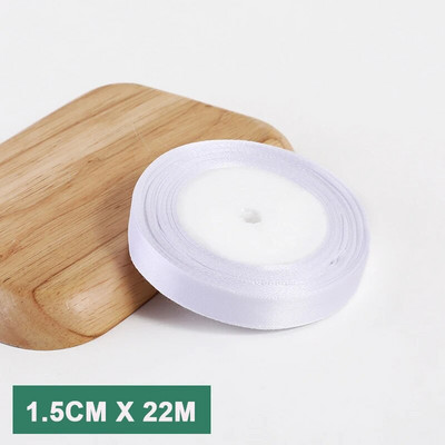 22M/Roll Silk Golden Satin Κορδέλες Διακόσμηση Συσκευασίας Δώρου Κουτί δώρου Κορδέλες DIY Handmade Supplies Κορδέλα