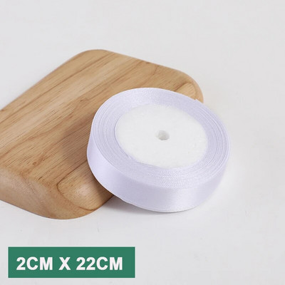 22M/Roll Silk Golden Satin Κορδέλες Διακόσμηση Συσκευασίας Δώρου Κουτί δώρου Κορδέλες DIY Handmade Supplies Κορδέλα