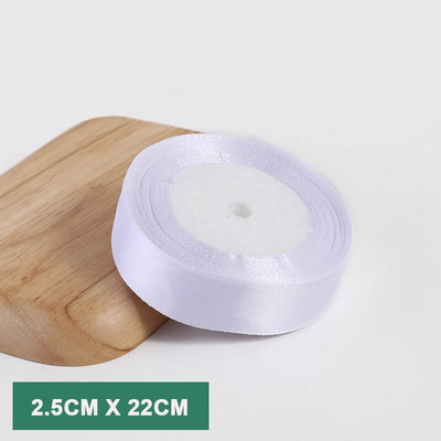 22M/Roll Silk Golden Satin Κορδέλες Διακόσμηση Συσκευασίας Δώρου Κουτί δώρου Κορδέλες DIY Handmade Supplies Κορδέλα