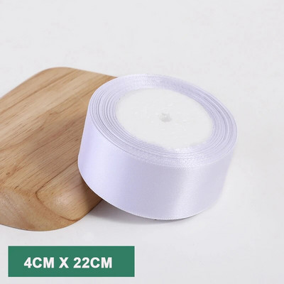 22M/Roll Silk Golden Satin Κορδέλες Διακόσμηση Συσκευασίας Δώρου Κουτί δώρου Κορδέλες DIY Handmade Supplies Κορδέλα