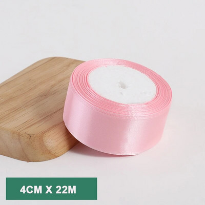 22M/Roll Silk Golden Satin Κορδέλες Διακόσμηση Συσκευασίας Δώρου Κουτί δώρου Κορδέλες DIY Handmade Supplies Κορδέλα