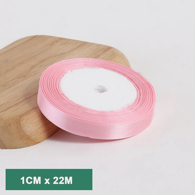22M/Roll Silk Golden Satin Κορδέλες Διακόσμηση Συσκευασίας Δώρου Κουτί δώρου Κορδέλες DIY Handmade Supplies Κορδέλα