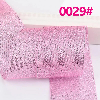 Κορδέλα 25 Yards/Roll Metallic Glitter Κορδέλα Χριστουγεννιάτικη Διακόσμηση Γάμου Φιόγκοι DIY Δώρο συσκευασίας Κρεμμύδι Κορδέλα 6/10/15/25/40MM