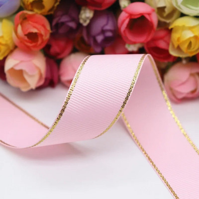 5 jardi 10 MM/25 MM/38 MM kuldse sädemega sädelev pael juuksepaelte jaoks / kingituste pakkimine. DIY käsitsi valmistatud materjalid Y19042101