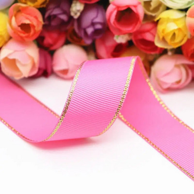 5 jardi 10 MM/25 MM/38 MM kuldse sädemega sädelev pael juuksepaelte jaoks / kingituste pakkimine. DIY käsitsi valmistatud materjalid Y19042101