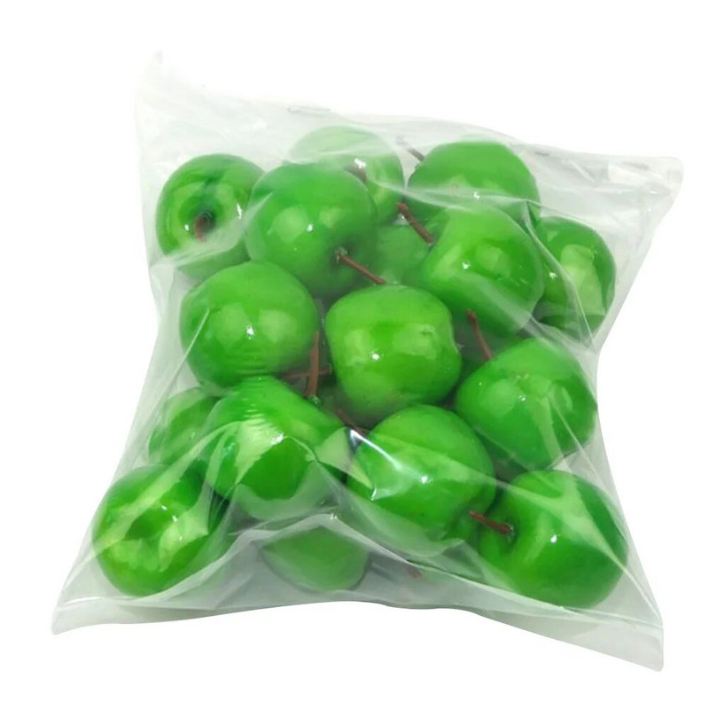 10/20 gab. Mākslīgie augļi Mākslīgie āboli Plastmasas dekoratīvie augļi Viltus augļi Sarkanie āboli Dzīvīga simulācija virtuves ballītei