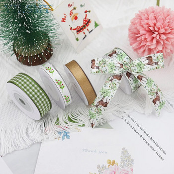 Коледни панделки за занаятчийска лента за лешникотрошачки Сатенени панделки Тъканни панделки с метални акценти и сърма за Коледа