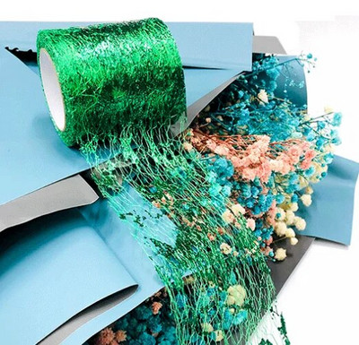 (10 γιάρδες/ρολό) 60 χιλιοστά Γυαλιστερή κορδέλα χριστουγεννιάτικου δώρου Συσκευασία αναδιπλούμενης γραμμής Edge Crafts Χριστουγεννιάτικη διακόσμηση γάμου