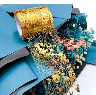 (10 γιάρδες/ρολό) 60 χιλιοστά Γυαλιστερή κορδέλα χριστουγεννιάτικου δώρου Συσκευασία αναδιπλούμενης γραμμής Edge Crafts Χριστουγεννιάτικη διακόσμηση γάμου