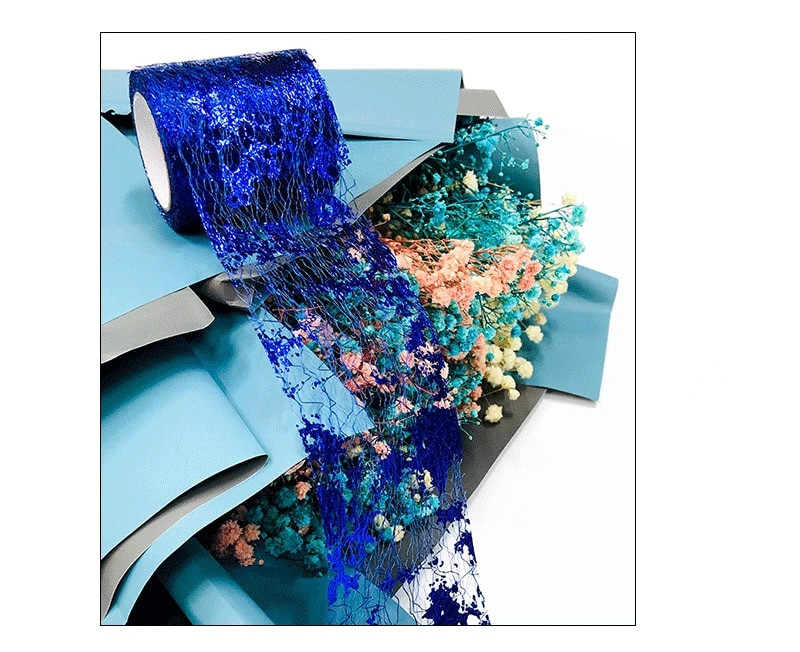 (10 γιάρδες/ρολό) 60 χιλιοστά Γυαλιστερή κορδέλα χριστουγεννιάτικου δώρου Συσκευασία αναδιπλούμενης γραμμής Edge Crafts Χριστουγεννιάτικη διακόσμηση γάμου