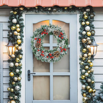 Χαρούμενα Χριστούγεννα Στεφάνια Πόρτας Κρεμαστά Ράταν Χώρος Διάταξη Χριστουγεννιάτικες Διακοσμήσεις Γιρλάντα για διακόσμηση πάρτι σπιτιού 2024 Πρωτοχρονιά