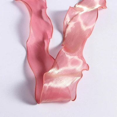 1/5/10 Yards of Magic Gyöngyös, könnyű szegélyfonal, barkácsolás, kézzel készített hajkiegészítő szalag masni sellő hullámos szegélyű halfarkú fonalszalag