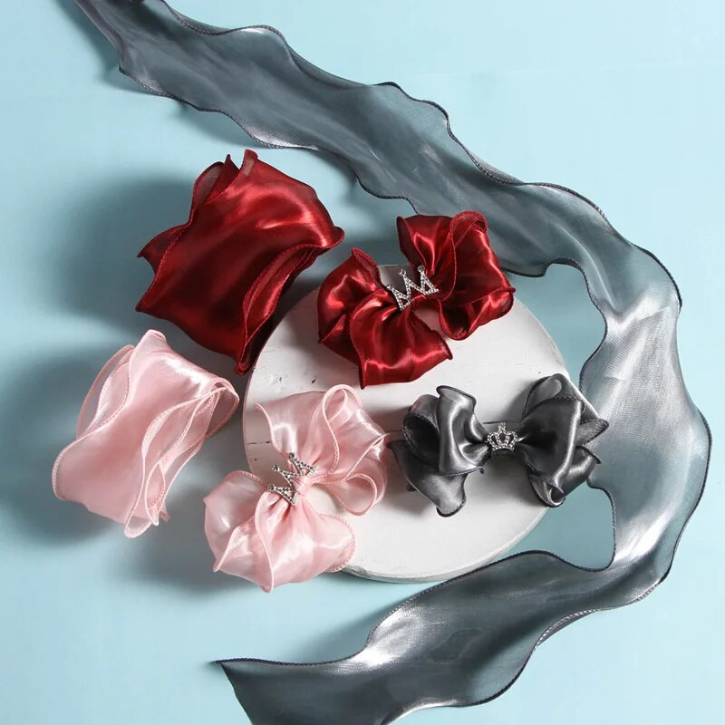 1/5/10 Yards of Magic Gyöngyös, könnyű szegélyfonal, barkácsolás, kézzel készített hajkiegészítő szalag masni sellő hullámos szegélyű halfarkú fonalszalag