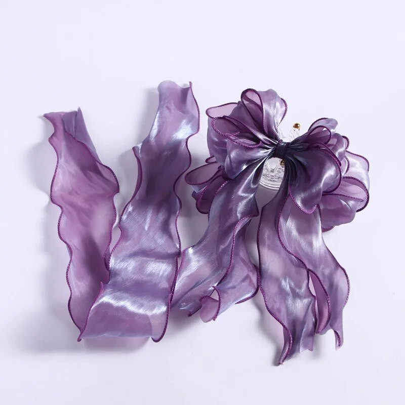 1/5/10 Yards of Magic Gyöngyös, könnyű szegélyfonal, barkácsolás, kézzel készített hajkiegészítő szalag masni sellő hullámos szegélyű halfarkú fonalszalag