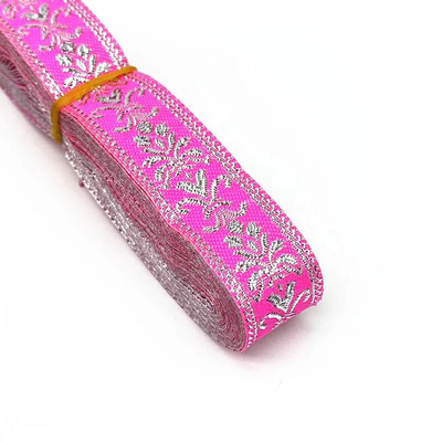 7 yard 20 mm 25 mm arany színű ezüst színű vintage etnikai hímzés szalag Boho csipke díszítés barkács ruhatáska hímzett szövet