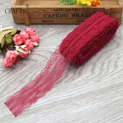 Uus! 10 jardi kaunis pitslint, laius 3,8 cm, isetegemise kaunistustarvikud, pühadekaunistused