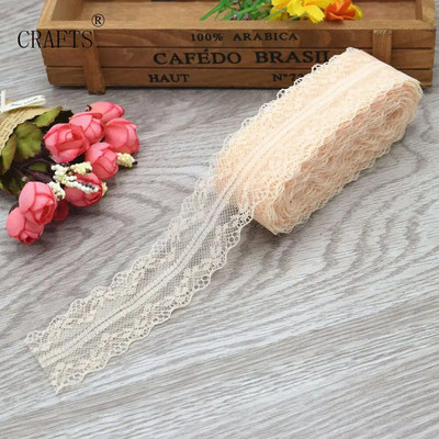 Uus! 10 jardi kaunis pitslint, laius 3,8 cm, isetegemise kaunistustarvikud, pühadekaunistused