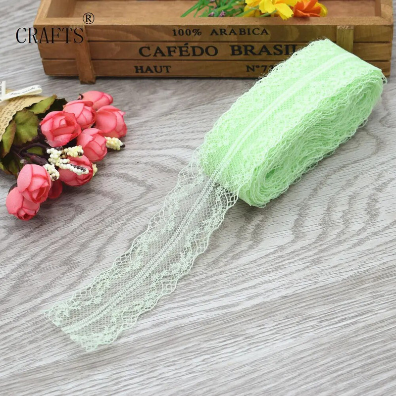 Uus! 10 jardi kaunis pitslint, laius 3,8 cm, isetegemise kaunistustarvikud, pühadekaunistused