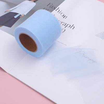 6 cm * 25 jardi / rullītis DIY Craft Soild Tille audums Dāvanu bantīšu iepakojums Lente Big Bow Lentes Kakls Floret Till Lentes Roll Vairumtirdzniecība