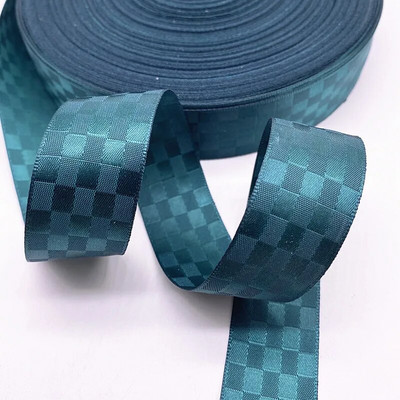 3 yardos kétoldalas négyzet alakú rácsos szalag Szatén szalagok Karácsonyi esküvői parti dekoráció Születésnapi ajándékcsomagoló szalagok