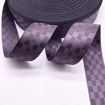 3 yardos kétoldalas négyzet alakú rácsos szalag Szatén szalagok Karácsonyi esküvői parti dekoráció Születésnapi ajándékcsomagoló szalagok