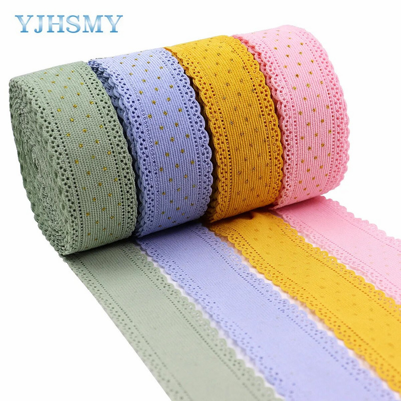 5 jardu velveta mežģīņu lente zelta punktiņu lentes 1-1/2 collu šūšanai amatniecībai matu bantītes izgatavošana dāvanu iesaiņošanas piederumi kāzas