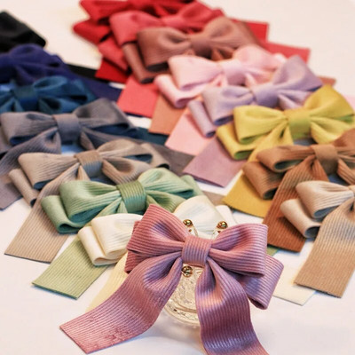 5 Yards/Roll 25 35mm Double-sided Corduroy Soft Grosgrain Ribbon for Wedding Bouquet Decoration DIY Hair Bow Gift Wrapping