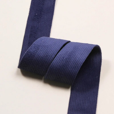 5 Yards/Roll 25 35mm διπλής όψεως κοτλέ μαλακή κορδέλα για διακόσμηση γαμήλιας ανθοδέσμης Συσκευασία δώρου με φιόγκο μαλλιών