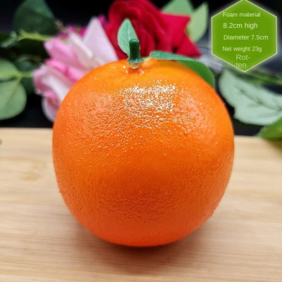 Нова симулация на портокали с листа Симулация на плодове Орнаменти от пяна Модел Домашна мода Декоративни аксесоари