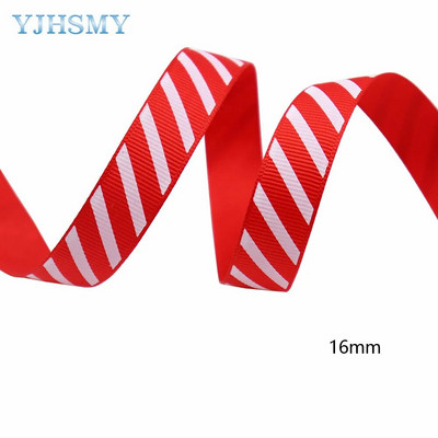 Karácsonyi Grosgrain szalag piros fehér csíkos 5 yard karácsonyi lakberendezéshez, ajándékcsomagoláshoz, masnikészítés, koszorúk, barkácsolás