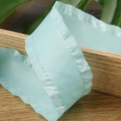 5 jardi Falbala volānveida lente Lotosa lapu lentes 7/8" 22 MM/1,5" 38 MM matu bantēm DIY Amatniecība ar rokām darināti aksesuāri M19041602