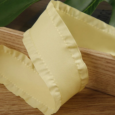 5 jardi Falbala volānveida lente Lotosa lapu lentes 7/8" 22 MM/1,5" 38 MM matu bantēm DIY Amatniecība ar rokām darināti aksesuāri M19041602