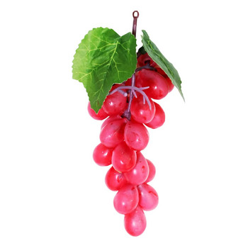 Симулационен модел на плодове Декорация Реалистичен модел на грозде Подпори Изкуствени пластмасови плодове Подпори за снимки Син Коледен орнамент