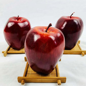 5 τεμ/σετ Χριστουγεννιάτικη προσομοίωση Διακοσμήσεις μήλων Προσομοίωση Φρούτα μήλα Τεχνητά μήλα Κουζίνα σπιτιού Navidad Πρωτοχρονιάτικη διακόσμηση