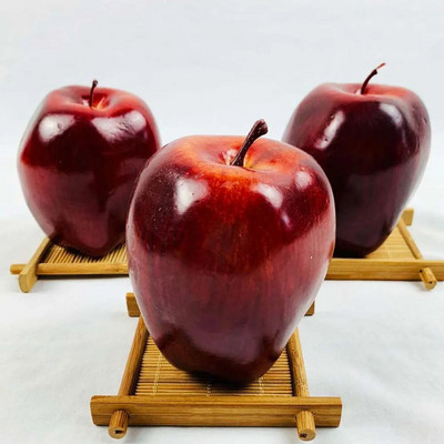 5 tk/komplekt Jõulusimulatsioon Õunakaunistused Simulatsioon Puuviljad Õunad Kunstlikud õunad Koduköök Navidadi uusaastakaunistus